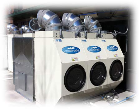 Energy efficient indirect evaporative air conditioner